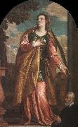 St. Lucy and a Donor, Paolo  Veronese